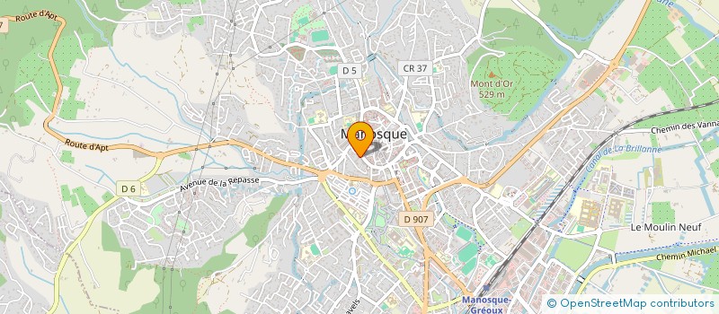 localisation de l'entreprise MONSIEUR MARC NAUJON à MANOSQUE