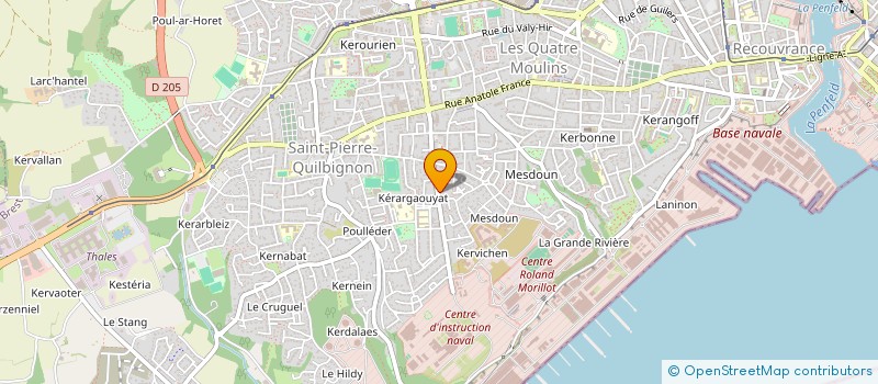 localisation de l'entreprise MONSIEUR MARC NAVARRE à BREST