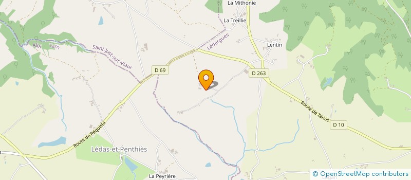 localisation de l'entreprise MONSIEUR MARC NAVES à LEDERGUES