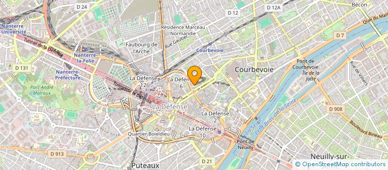 localisation de l'entreprise MONSIEUR MARC NAZEYROLLAS à COURBEVOIE