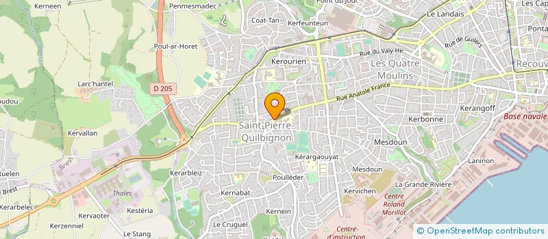 localisation de l'entreprise MONSIEUR MARC NENZEL à BREST