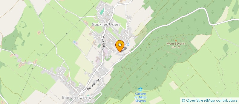 localisation de l'entreprise MONSIEUR MARC NICOD  VAL D'USIERS