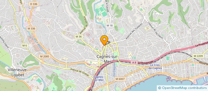 localisation de l'entreprise MONSIEUR MARC NICOLAI à CAGNES-SUR-MER