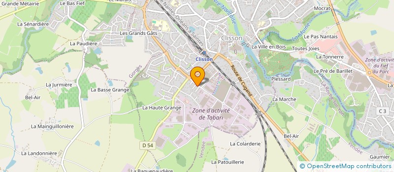 localisation de l'entreprise MONSIEUR MARC NICOLAS à CLISSON