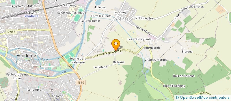 localisation de l'entreprise MONSIEUR MARC NIVOCHE  AREINES