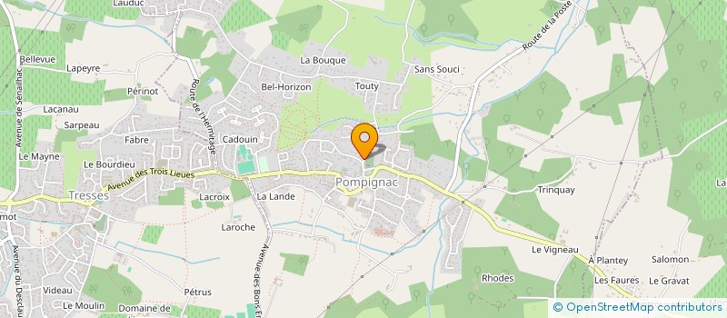 localisation de l'entreprise MONSIEUR MARC NOAILLAC  POMPIGNAC