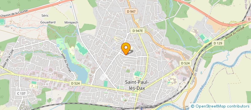 localisation de l'entreprise MONSIEUR MARC NONNIS à SAINT-PAUL-LES-DAX