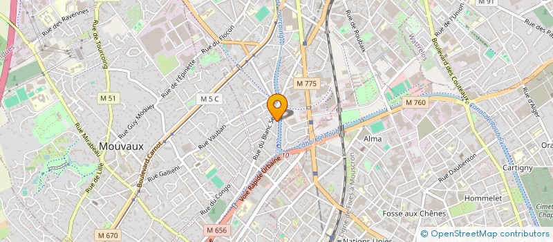 localisation de l'entreprise MONSIEUR MARC OBEIN  TOURCOING