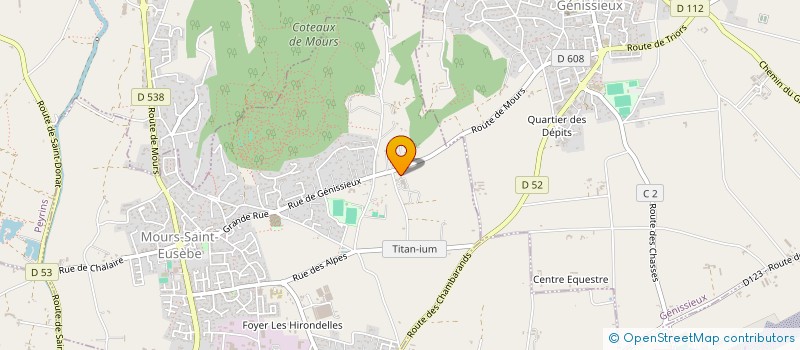 localisation de l'entreprise MONSIEUR MARC OBOUSSIER  MOURS-SAINT-EUSEBE