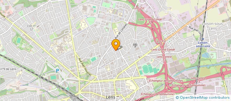 localisation de l'entreprise MONSIEUR MARC OFFE  LENS