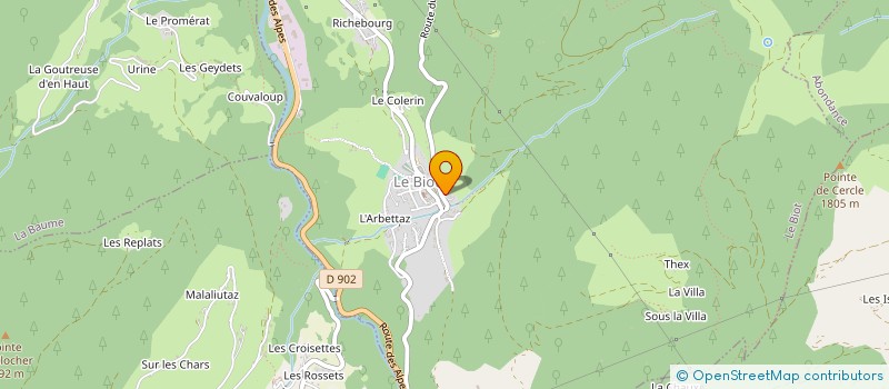 localisation de l'entreprise MONSIEUR MARC OGOREK  LE BIOT