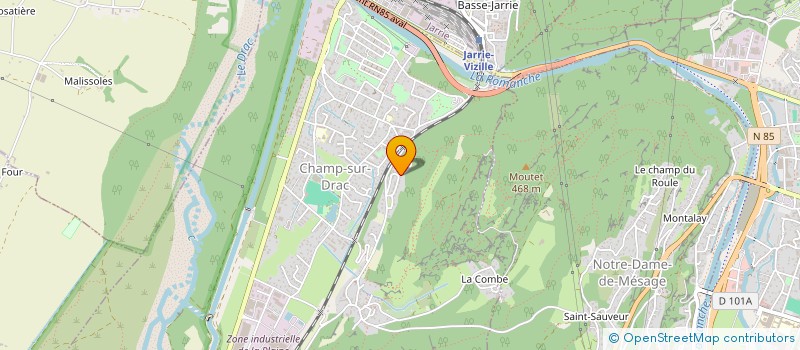localisation de l'entreprise MONSIEUR MARC OISEL  CHAMP-SUR-DRAC