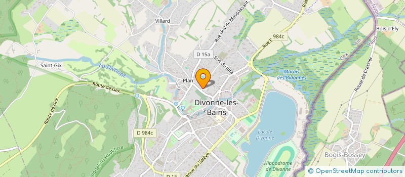 localisation de l'entreprise MONSIEUR MARC OLASO  DIVONNE-LES-BAINS
