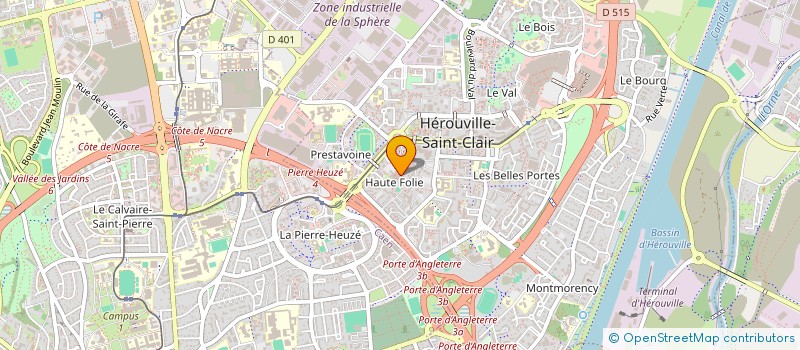 localisation de l'entreprise MONSIEUR MARC OLEJNIK à HEROUVILLE-SAINT-CLAIR