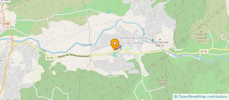 localisation de l'entreprise MONSIEUR MARC OLIVA  SAINTE-ANASTASIE-SUR-ISSOLE