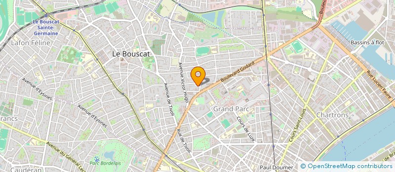 localisation de l'entreprise MONSIEUR MARC OLIVIER  LE BOUSCAT