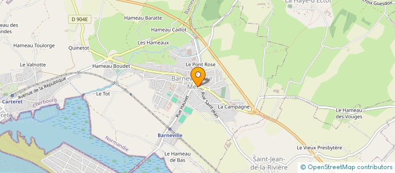 localisation de l'entreprise MONSIEUR MARC OLIVIER à BARNEVILLE-CARTERET