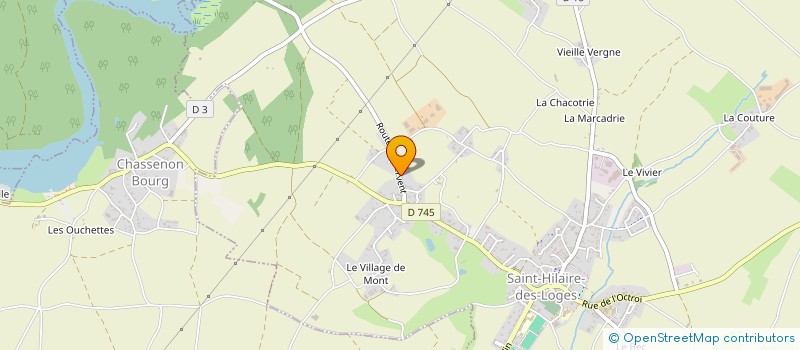 localisation de l'entreprise MONSIEUR MARC OLIVIER  RIVES-D'AUTISE