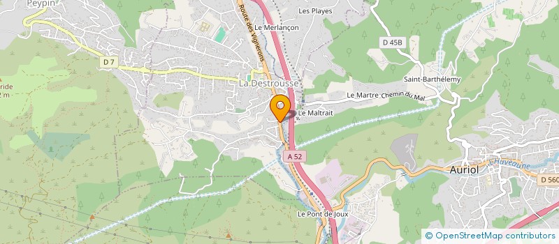 localisation de l'entreprise MONSIEUR MARC-OLIVIER ATTIE  LA DESTROUSSE