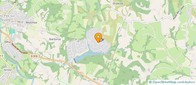 localisation de l'entreprise MONSIEUR MARC OLIVIER BOIREAU  SAINT-PEE-SUR-NIVELLE