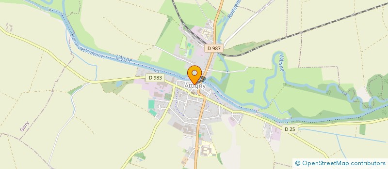 localisation de l'entreprise MONSIEUR MARC-OLIVIER COLAS  ATTIGNY