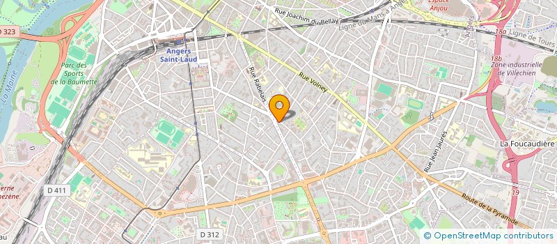 localisation de l'entreprise MONSIEUR MARC-OLIVIER CRUAUD à ANGERS