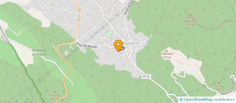 localisation de l'entreprise MONSIEUR MARC-OLIVIER DENIS  ROCBARON