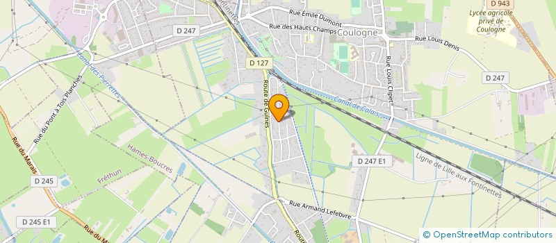 localisation de l'entreprise MONSIEUR MARC-OLIVIER DESMULIE  COULOGNE