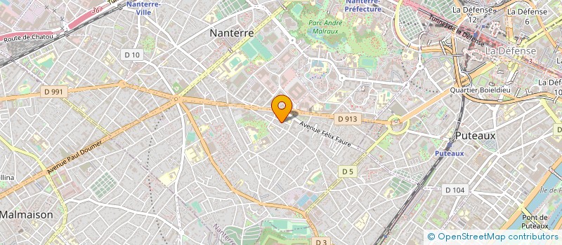 localisation de l'entreprise MONSIEUR MARC-OLIVIER HERBET  NANTERRE