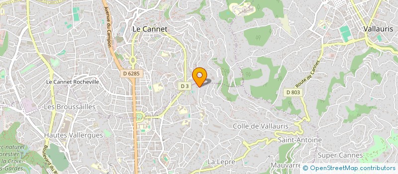 localisation de l'entreprise MONSIEUR MARC-OLIVIER LOMBARO à CANNES