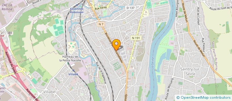 localisation de l'entreprise MONSIEUR MARC-OLIVIER MERLO  BOISSISE-LE-ROI