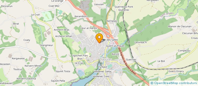 localisation de l'entreprise MONSIEUR MARC OLLIVIER à DAOULAS