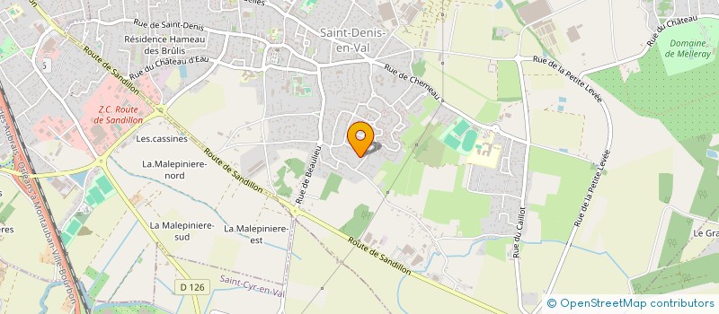 localisation de l'entreprise MONSIEUR MARC OLTRA à SAINT-DENIS-EN-VAL