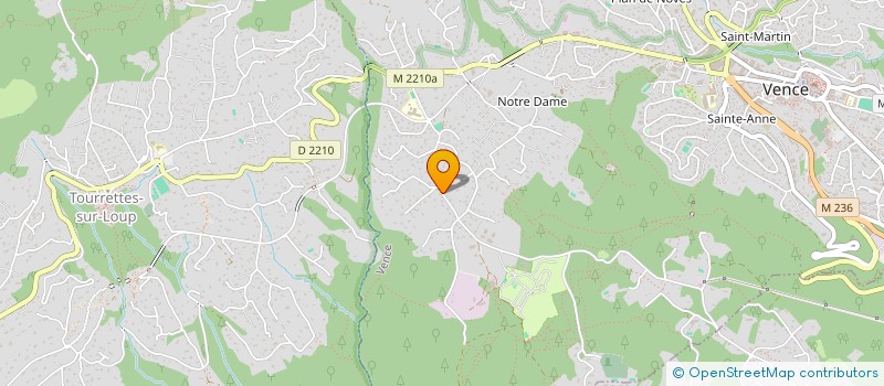 localisation de l'entreprise MONSIEUR MARC ORENGO à VENCE