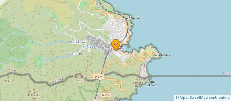 localisation de l'entreprise MONSIEUR MARC ORMIERES  CERBERE