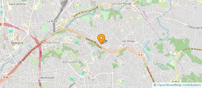 localisation de l'entreprise MONSIEUR MARC OROFINO  LE PRADET