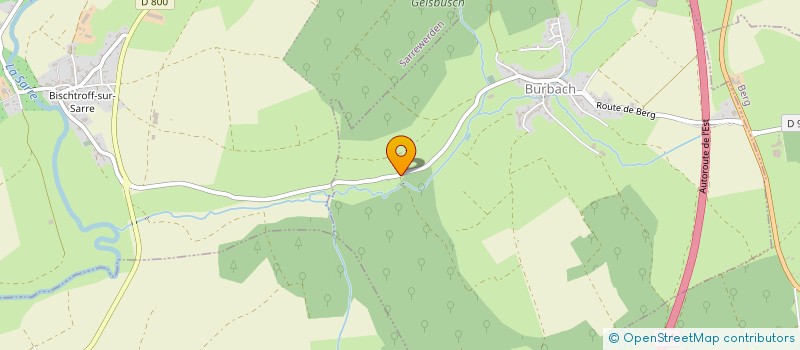 localisation de l'entreprise MONSIEUR MARC OSTERMANN  BURBACH