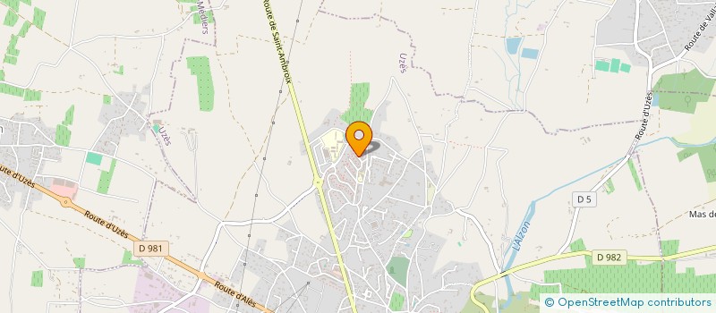 localisation de l'entreprise MONSIEUR MARC OUBOUKHA  UZES