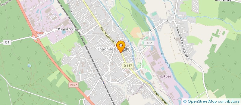 localisation de l'entreprise MONSIEUR MARC PAGES  THAON-LES-VOSGES