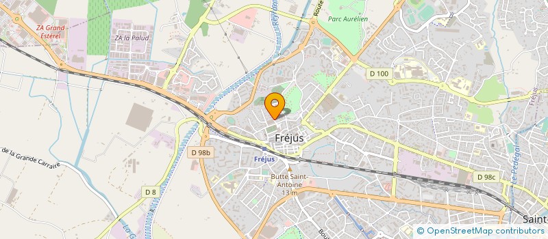 localisation de l'entreprise MONSIEUR MARC PANGRANI à FREJUS