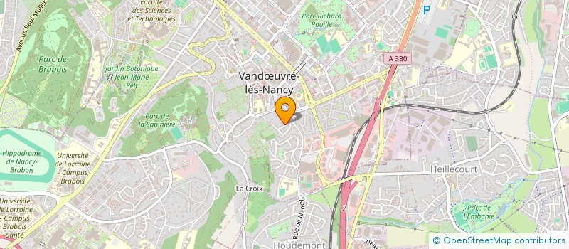 localisation de l'entreprise MONSIEUR MARC PAQUIN à VANDŒUVRE-LES-NANCY