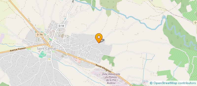 localisation de l'entreprise MONSIEUR MARC PARENT  MEYRARGUES