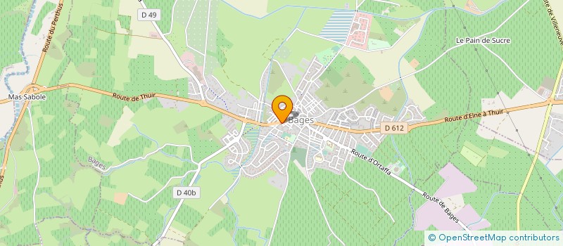 localisation de l'entreprise MONSIEUR MARC PARISI  BAGES