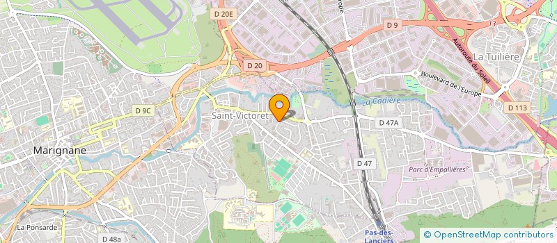 localisation de l'entreprise MONSIEUR MARC PASQUALETTI  SAINT-VICTORET