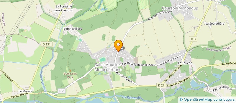 localisation de l'entreprise MONSIEUR MARC PASQUIER à SAINT-MAURICE-MONTCOURONNE