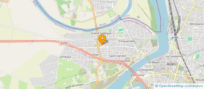 localisation de l'entreprise MONSIEUR MARC PASQUINI à ARLES