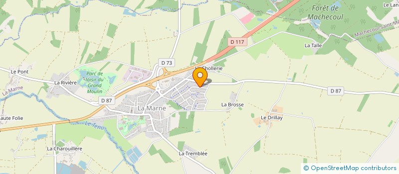 localisation de l'entreprise MONSIEUR MARC PASSEMART  LA MARNE