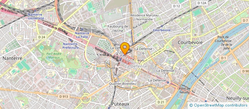 localisation de l'entreprise MONSIEUR MARC PASTURE  PUTEAUX