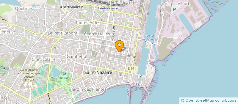 localisation de l'entreprise MONSIEUR MARC PAUTET  SAINT-NAZAIRE