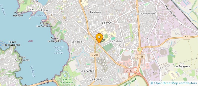 localisation de l'entreprise MONSIEUR MARC PAVET  SAINT-MALO